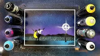 LA LA LAND SPRAY PAINTING - ArteDaniel