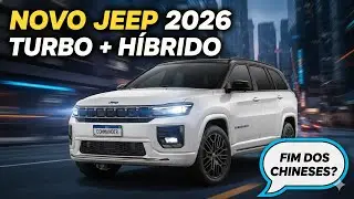 Jeep Compass e Commander 2026 ter&atilde;o motor 2.0 turbo flex e vers&atilde;o h&iacute;brida