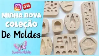 🔴Live - Nova coleção de Moldes | Recebidos Simone Moldes