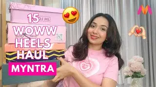 15 Best Myntra Heels Try On Haul 😍 | Isha Vinod Jain
