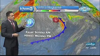 Weak cold front approaching west end of state