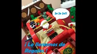 Trineo de Santa y Villa Navidad