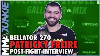 Patricky Freire enjoyed energy of crowd, wants to have whiskey with Conor McGregor  | Bellator 270