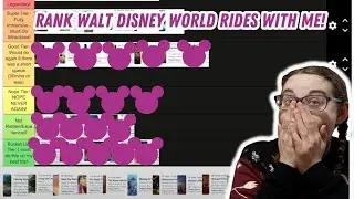 Walt Disney World Ride and Attractions Tier Ranking | Florida Friday | WDW Rides and Attractions |