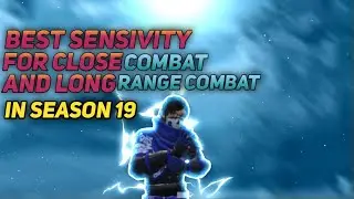 BEST SENSIVITY FOR CLOSE COMBAT AND LONG RANGE COMBAT 🔥IN SEASON 19🔥 PUBG MOBILE | MID RANGE PLAYER⚡
