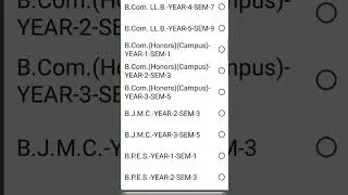 CCS UNIVERSITY | B.P.E.S COURSE | Examination Form Start
