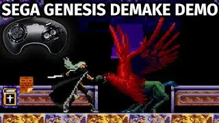 SotN Playable on a Sega Genesis?! - Demake Demo Playthrough