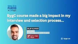 #BygCReviews | From IT to Banking: Dilip's Journey