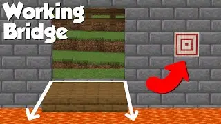 How To Build a Working Castle Bridge in MCPE NabPG Fan Club - Minecraft