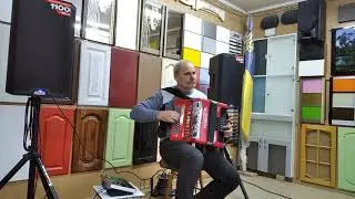Володимир Щербаков на гармошке roland fr 18  вологда