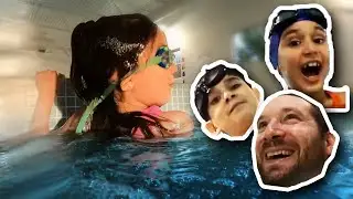 Swimming Slawth Fam @ the Recreation Center!