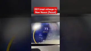 25.9 kmpl Live Mileage Proof Of Tata Nexon Facelift (Petrol) #newnexon #mileage_test #bestmileagecar