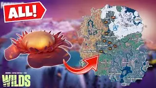 *ALL* Fortnite Chapter 4 Season 3 Hop Flowers Locations #fortnitewilds