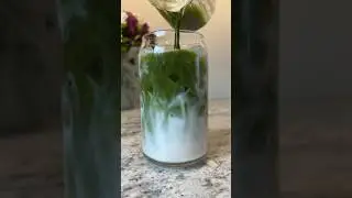 matcha latte asmr 🍵