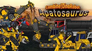 COMBINE! DINO ROBOT - APATOSAURUS DINOSAUR PUZZLE | DINOKING 210801