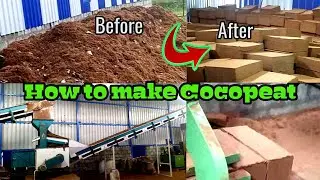 Cocopeat Manufacture Unit / Industrial Protection of Cocopeat / Cocopeat Manufacturing Process