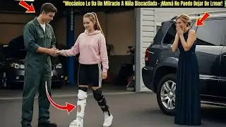 Un mec&aacute;nico pobre le da un milagro a la hija discapacitada de un multimillonario &iexcl;y rompe en llanto 