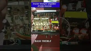 tractor amplifier।। 5200 and 1943 transistor amplifier।। 12v oppreted amplifier board।। #shorts