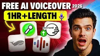Unlimited Free AI Voiceover - Realistic Human Voices Better Than Elevenlabs🔥