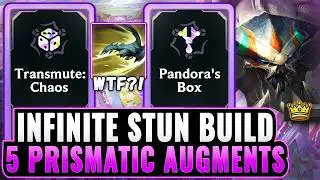 5 Prismatic, 6 Total Augments: Crazy Transmutes + Infinite Stuns | League Arena Gameplay
