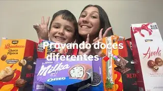PROVANDO DOCES DIFERENTES COM A MINHA IRMÃ 🍫🍬