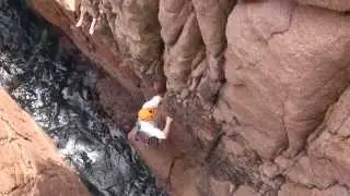 Climbing at Cape Woolamai, Victoria