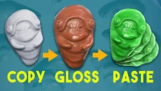 How to make a BUNCH of GLOSSY resin copies! (DIY mold-making and casting!)