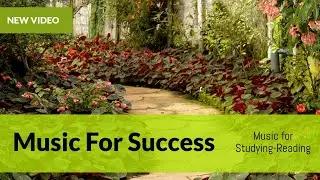 Music For Success= The best Piano music with water sound for studing, reading, relaxing,