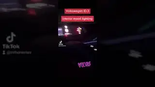 Volkswagen ID.3 interior LED mood lighting show