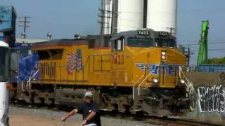 Union Pacific Double Stacker with UP 2001