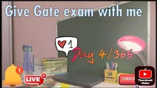 Study gate exam 2027 with me