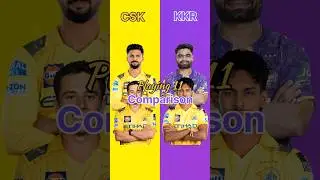 CSK vs KKR ipl 2026 playing 11 comparison 😈 #shorts