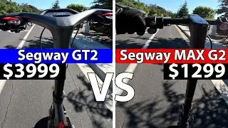 The HUGE Price and Performance Difference Between the Segway MAX G2 and the GT2!
