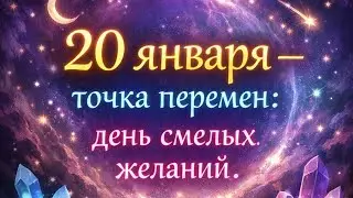 20 Января - Точка Перемен. День смелых желаний. 