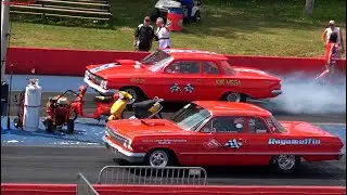 Nostalgia Drags Vintage Style Cars at US 41 Dragway