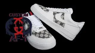Custom Gucci Nike Air Force 1 | SG Customs