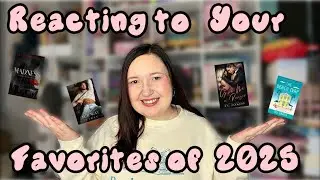 Reacting to YOUR Favorite Books of 2025