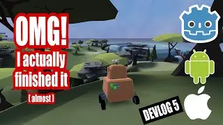 Finishing my Open World Game for mobile (almost). Made with GODOT - Devlog 5