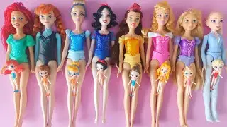 Disney Princess Doll Makeover ~ DIY Miniature Ideas for Barbie   Wig, Dress, Faceup, and More! DIY 