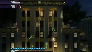Sonic Unleashed (RPCS3) Empire City Skyscraper Scamper Night Act 3 DLC S-Rank
