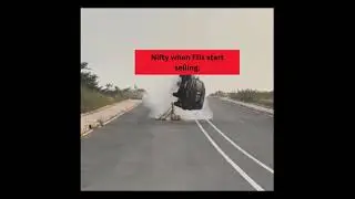 Indian stock markets-FIIs selling vs buying. #fiis #nifty50 #banknifty #stockmarket #funnyshorts