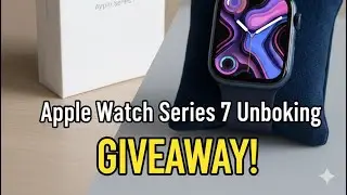 Apple Watch Series 7 Unboxing & Giveway 😲 #youtube 