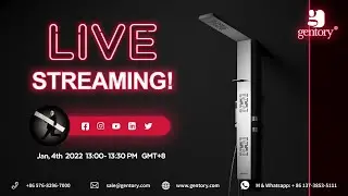 2022 Gentory new shower panel  live show