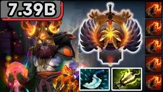 NEW PATCH 7.39b - IMMORTAL LION Hard Support Gameplay - Dota 2 Support