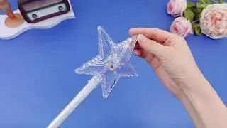 Light up Star Wand with Crystal Ball