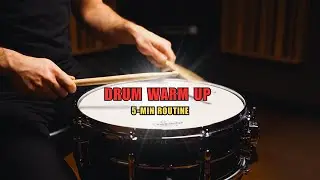 5-Minute Daily Drum Warm Up (Singles, Doubles, Paradiddles)