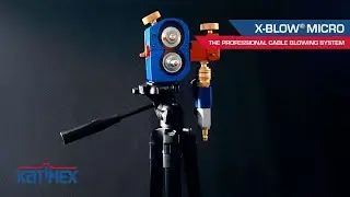 Katimex&reg; - The X-Blow&reg; Micro is the perfect tool for fibre optic cable expansion for FttH und FttB