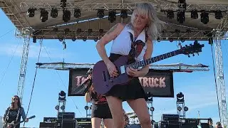 ThundHerStruck AC/DC All-Girls Cover Band Thunderstruck Menahga Minnesota Mid Summer July 22 2022