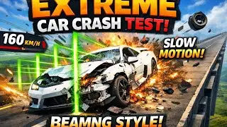 Extreme Car Crash Test | Car Crash simulator | High Speed Car Crash | by : Car Simulation Drive