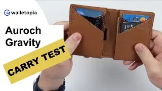 Auroch Gravity wallet, too big for carry comfort?